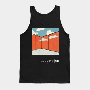 Little Fluffy Clouds - Minimal Style Graphic Artwork Design Tank Top